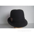 Women's Wool Fabric Braid Buckle Trimmed Hats